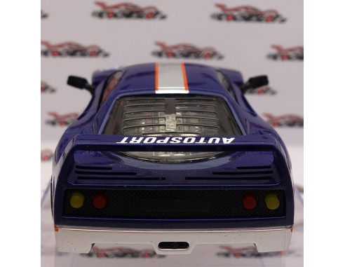 FERRARI F40 GULF AZUL SUPERSLOT