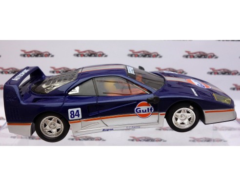FERRARI F40 GULF AZUL SUPERSLOT