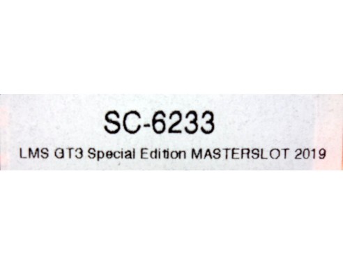 AUDI R8 LMS GT3 EDICION MASTERSLOT 2019 LTED.ED. REF.SC6233 SCALEAUTO