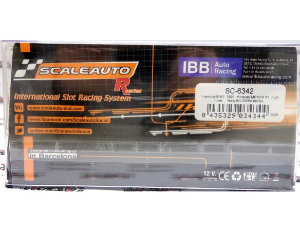 MCLAREN MP4/10 MARLBORO Nº7 REF .SC6342 SCALEAUTO