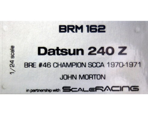 DATSUN 240Z  Nº46 REF.162 BRM