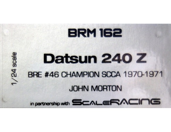 DATSUN 240Z  Nº46 REF.162 BRM