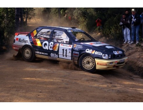PRE RESERVA FORD SIERRA Q8 / MARLBORO RALLY CATALUNYA 1991 ETAPA TIERRA REF.E2124AR  FLY