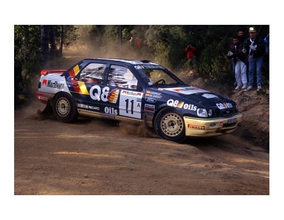 PRE RESERVA FORD SIERRA Q8 / MARLBORO RALLY CATALUNYA 1991 ETAPA TIERRA REF.E2124AR  FLY