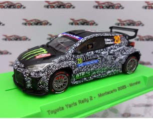 TOYOTA YARIS RALLY 2 MONTECARLO 2025 MONSTER REF.52608 AVANT SLOT
