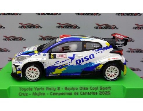 TOYOTA YARIS RALLY 2 COPI SPORT CAMPEONES DE CANARIAS 2025 Nº5 REF.52610 AVANT SLOT