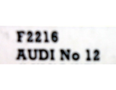 AUDI Nº12 AYRTON SENNA REF.F2213 SUPERSLOT