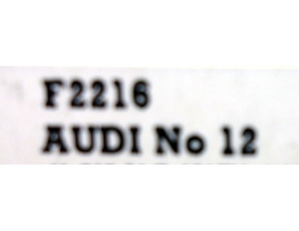 AUDI Nº12 AYRTON SENNA REF.F2213 SUPERSLOT