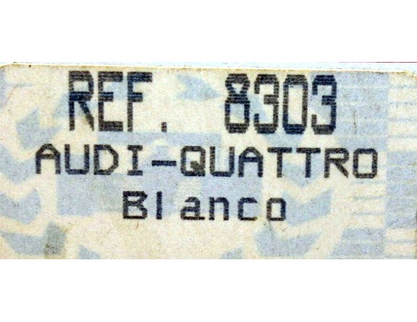 AUDI QUATTRO BLANCO REF.8303 EXIN