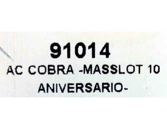 AC COBRA 10º ANIVERSARIO MAS SLOT REF.91014 NINCO