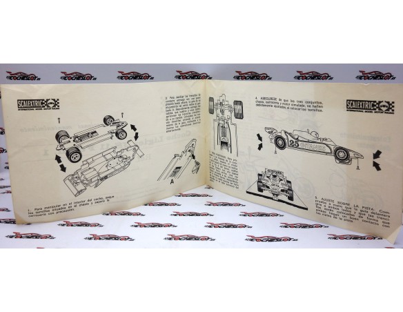 INSTRUCCIONES DE MANTENIMIENTO  LIGIER J-11 FORMULA 1 REF.4060 EXIN