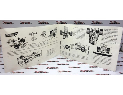 INSTRUCCIONES DE MANTENIMIENTO TYRELL-FORD FORMULA 1 REF.4048 EXIN