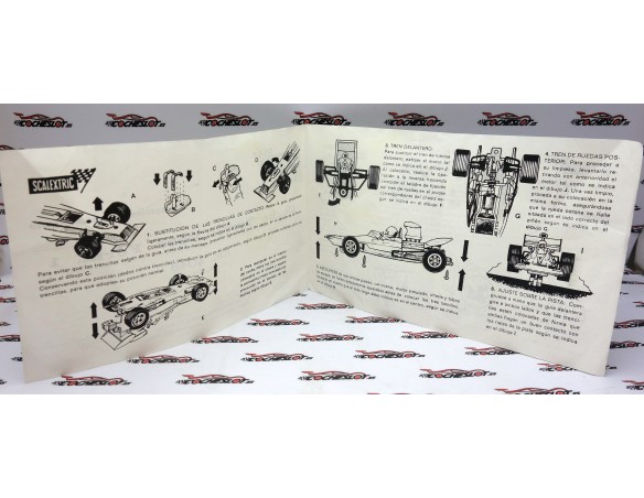 INSTRUCCIONES DE MANTENIMIENTO TYRELL-FORD FORMULA 1 REF.4048 EXIN