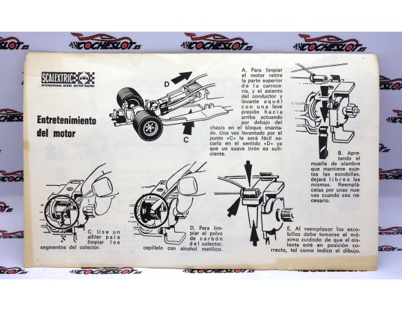 INSTRUCCIONES DE MANTENIMIENTO LOTUS JPS MK IV REF.4059 EXIN