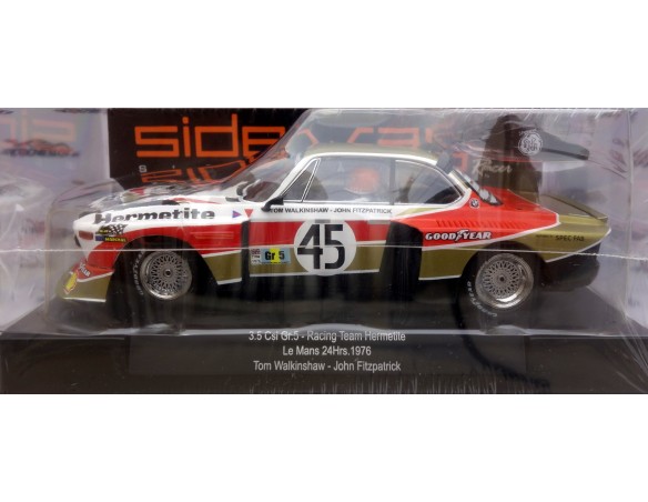 BMW 3.5 CSL GR.5 RACING TEAM HERMETITE LE MANS 24H 1976 REF.SW86 SIDEWAYS