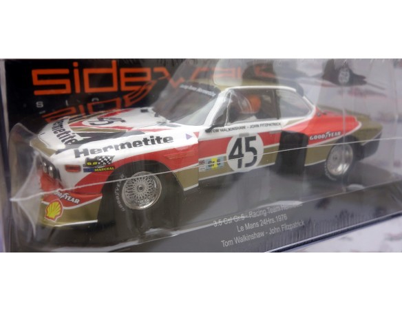 BMW 3.5 CSL GR.5 RACING TEAM HERMETITE LE MANS 24H 1976 REF.SW86 SIDEWAYS