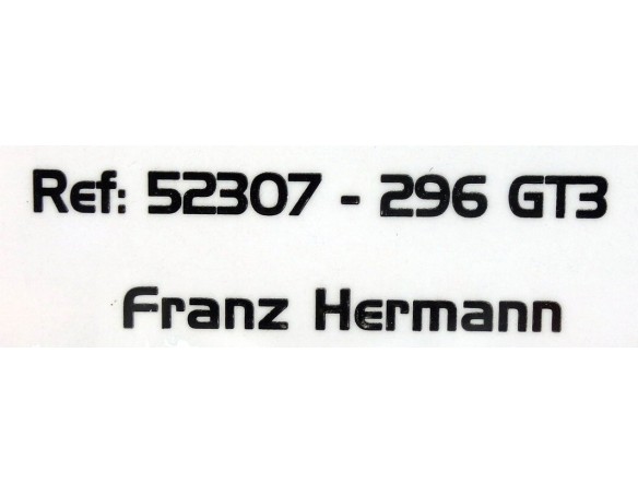 FERRARI 296 GT3 FRANZ HERMANN REF.52307 AVANT SLOT