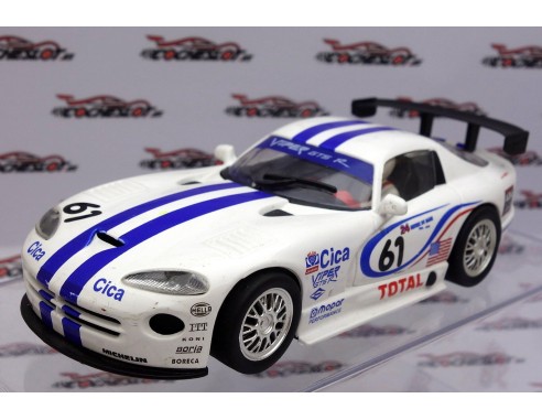 VIPER GTS R BLANCO RAYAS AZUL FLY