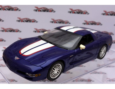 CORVETTE C5 AZUL RAYA BLANCA FLY