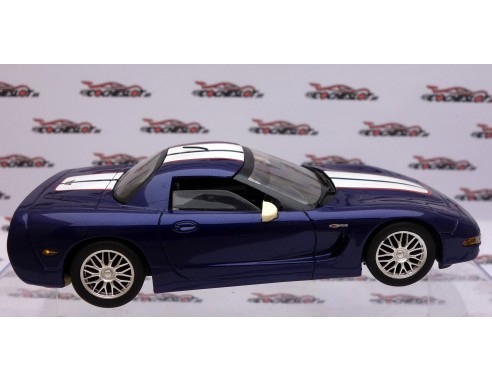 CORVETTE C5 AZUL RAYA BLANCA FLY