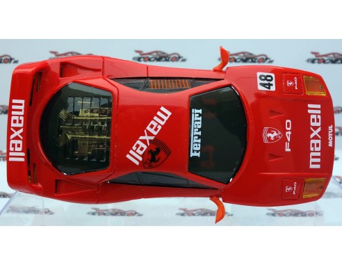 FERRARI F40 Nº48 MAXELL SUPERSLOT