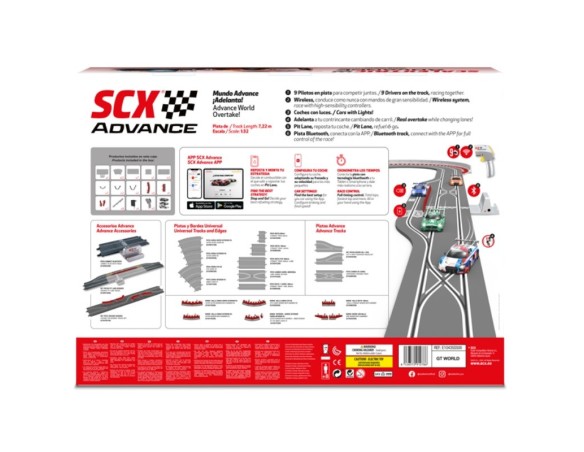 CIRCUITO GT WORLD ADVANCE REF. E10435S500  SCX ADVANCE