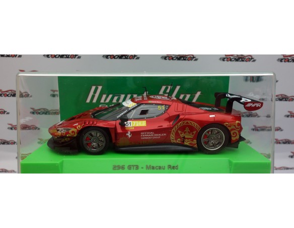 FERRARI 296 GT3 MACAU RED REF.52308b AVANT SLOT