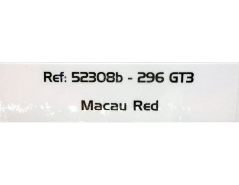 FERRARI 296 GT3 MACAU RED REF.52308b AVANT SLOT