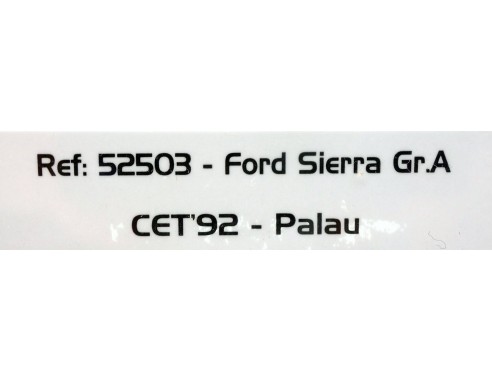 FORD SIERRA GR.A CET'92 PALAU REF.52503 AVANT SLOT