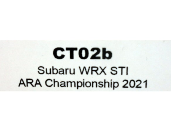 SUBARU WRX STI ARA CHAMPIONSHIP 2021 REF.CTO2b POLICAR