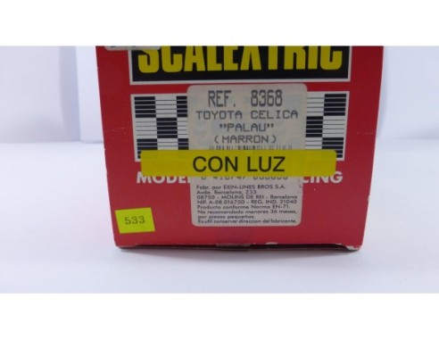 TOYOTA CELICA PALAU Nº1 MARRON REF.8368 EXIN