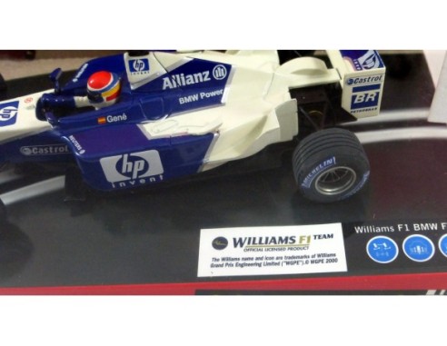 WILLIAMS BMW F-1 HP ALLIANZ MARC GENE 2002 REF.6108 TECNITOYS