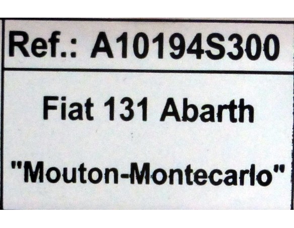 FIAT 131 CALBERSON MOUTON MONTECARLO REF.A10194 EDUCA