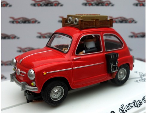 SEAT 600 ROJO  EL COCHE ELECTRICO FLY