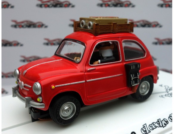 SEAT 600 ROJO  EL COCHE ELECTRICO FLY