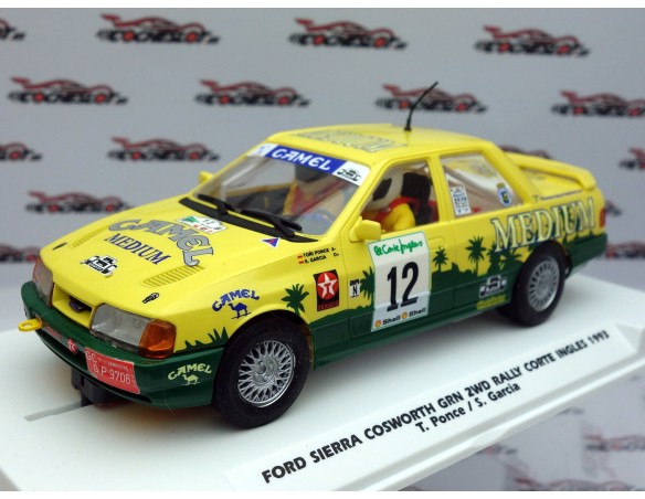 FORD SIERRA COSWORTH GRN 2WD RALLY CORTE INGLES 1993 CAMEL VERSION DIA REF.E2118 FLY