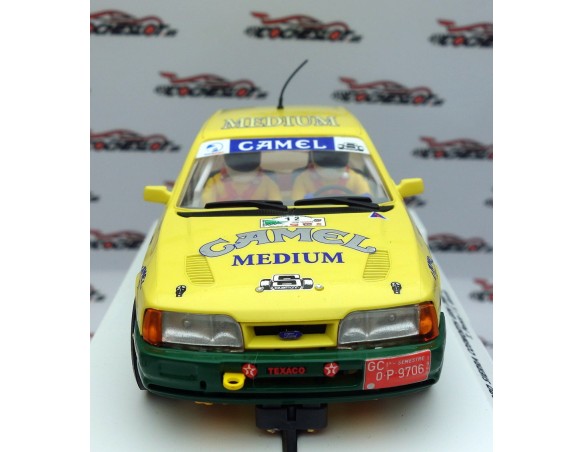 FORD SIERRA COSWORTH GRN 2WD RALLY CORTE INGLES 1993 CAMEL VERSION DIA REF.E2118 FLY