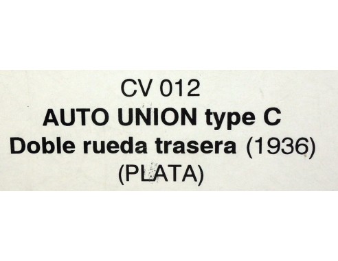 AUTO UNION TYPE C GRIS 22 REF.CV-012 PINK KAR