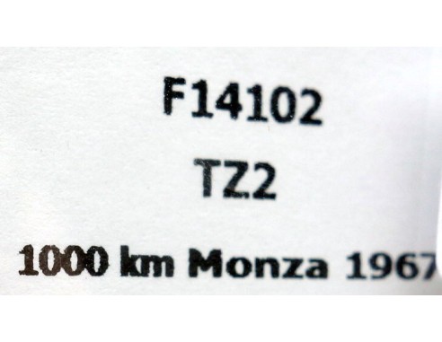 ALFA ROMEO TZ2 1000KM MONZA 1967 REF. F14102 FLY