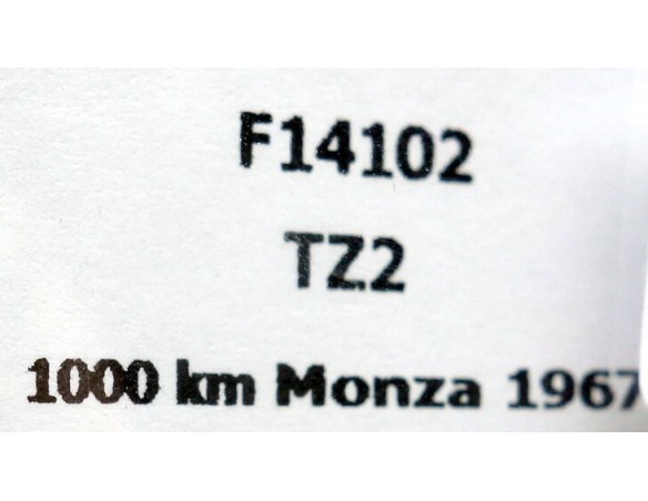 ALFA ROMEO TZ2 1000KM MONZA 1967 REF. F14102 FLY