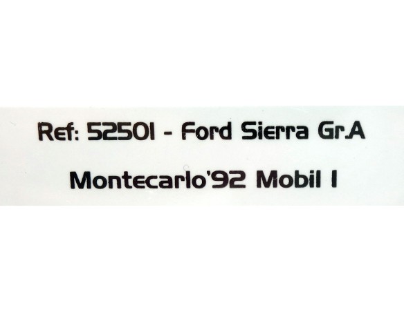FORD SIERRA GR.A MONTECARLO'92 MOBIL l REF.52501 AVANT SLOT