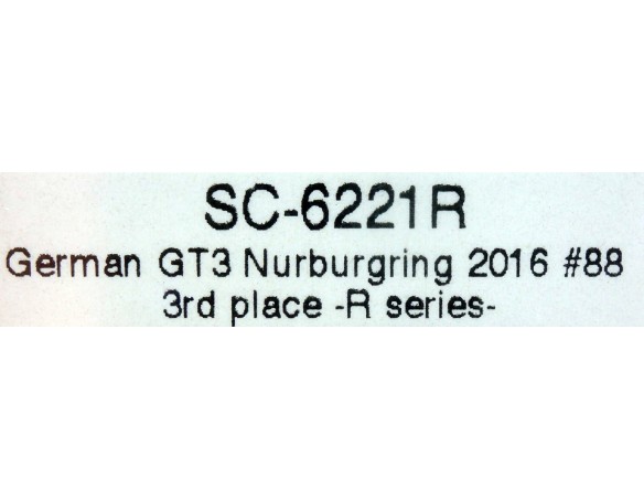 Mercedes AMG GT3 24h Nurburgring 2016 Haribo REF.SC-6221R SCALEAUTO