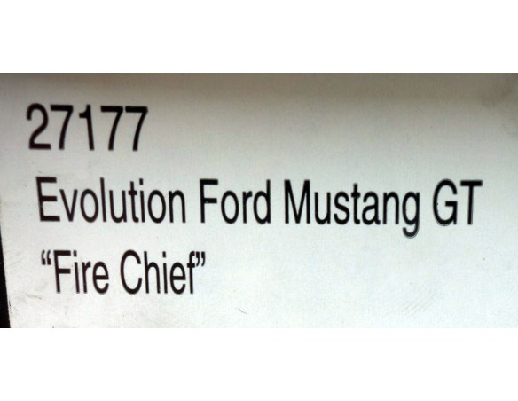 EVOLUTION FORD MUSTANG GT FIRE CHIEF REF.27177 CARRERA