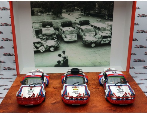 CAJA COMPLETA RALLY SAFARI MARTINI 3 PORSCHE FLY