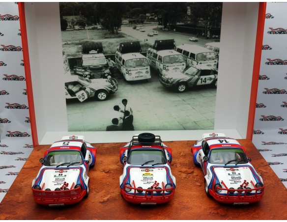 CAJA COMPLETA RALLY SAFARI MARTINI 3 PORSCHE FLY