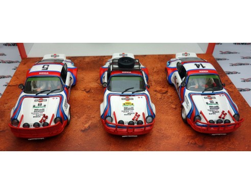 CAJA COMPLETA RALLY SAFARI MARTINI 3 PORSCHE FLY