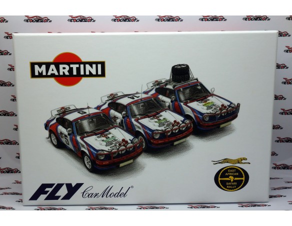 CAJA COMPLETA RALLY SAFARI MARTINI 3 PORSCHE FLY