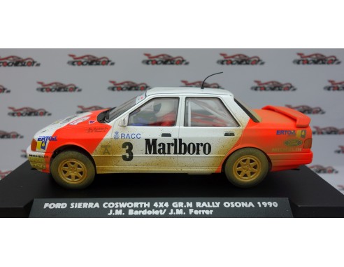 FORD SIERRA COSWORTH 4X4 GR.N 2WD RALLY OSONA 1991 Nº3 MARLBORO SUCIO REF.A2107AR FLY