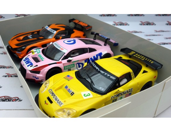 LOTE 3 COCHES ADVANCE  PROCEDENTES DE CIRCUITO SCX DIGITAL 2.0