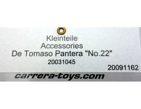 Piezas para  De Tomaso Pantera No.22 (20031045) REF. 20027721 CARRERA